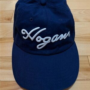 90’s Ben Hogan By Spalding Golf Hat Embroidered Adjustable Leather Strap Blue